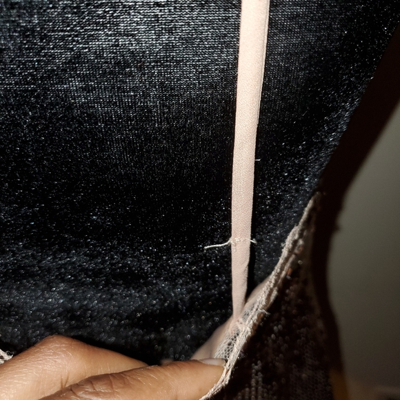 Sequins camisole in nude Peach colour - Picture 8 of 10